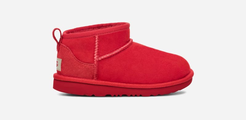 UGG Classic Ultra Mini Boot for Kids in Red