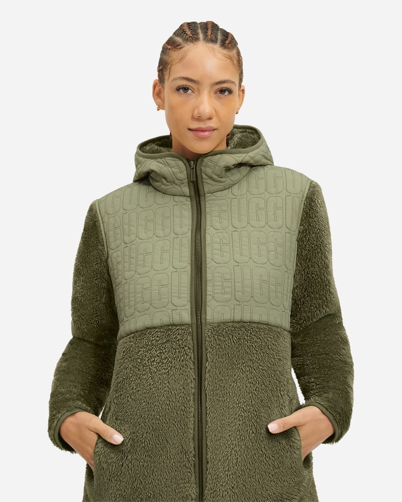 UGG Makayla Nylon Sherpa Jacket for Women