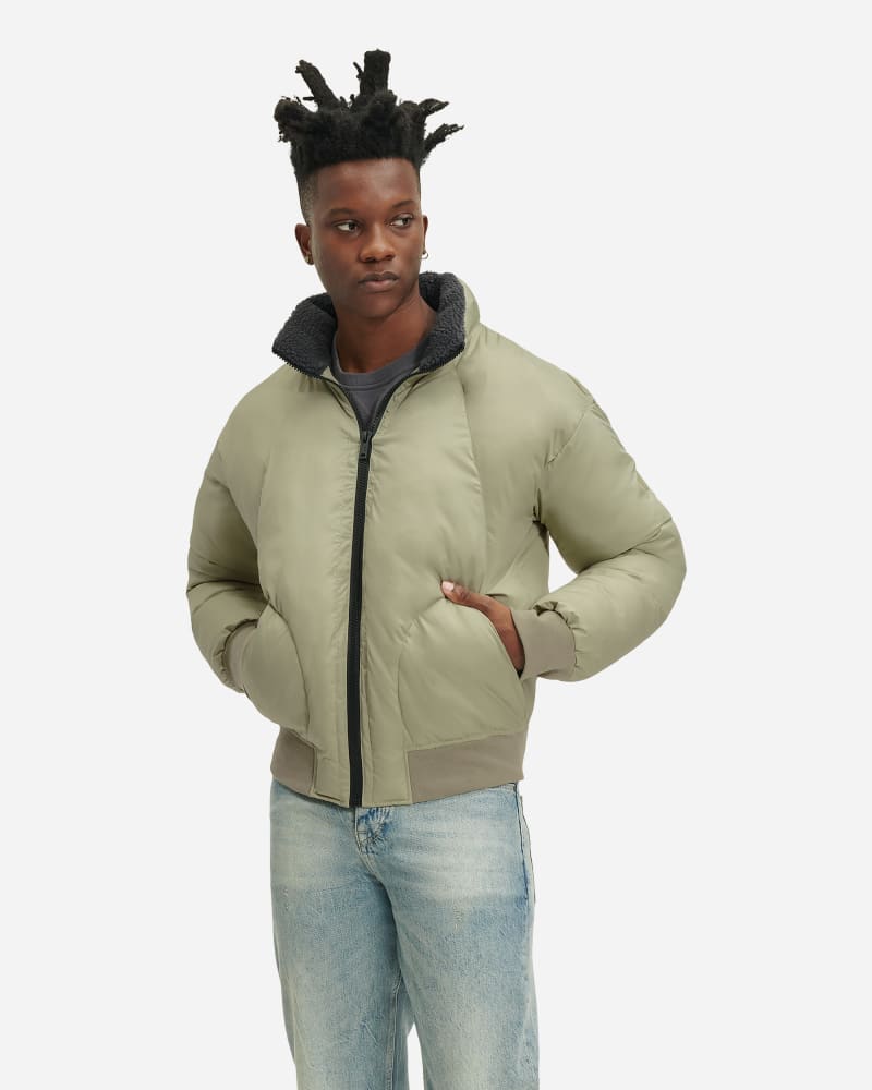 UGG Damion Sherpa Puffer Jacket for Men in Tumbleweed