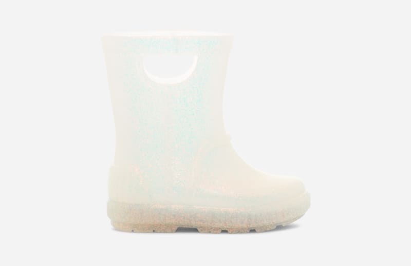 UGG Toddlers' Drizlita Glitter Synthetic Rain Boots in Glitter Glam