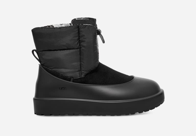 UGG Women's Classic Maxi Toggle Nylon/Suede/Waterproof Classic Boots in Black