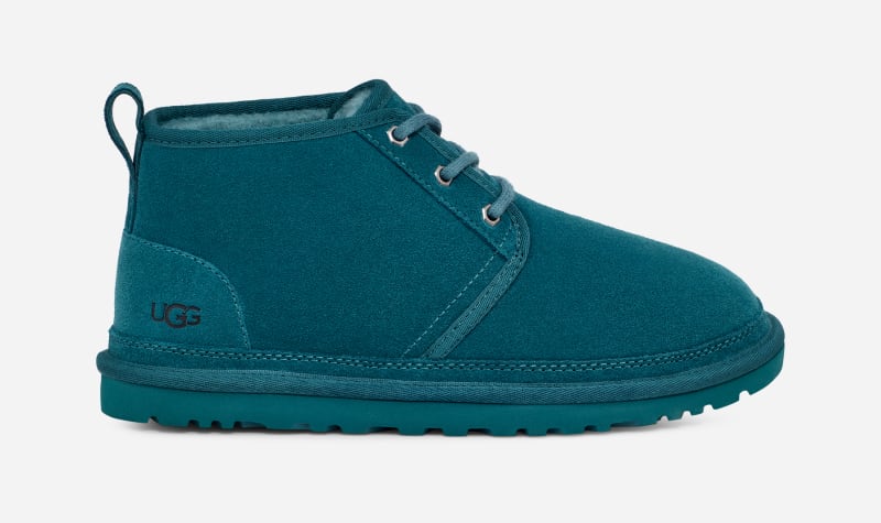 UGG Men's Neumel Leather Shoes Chukka Boots in Marina Blue