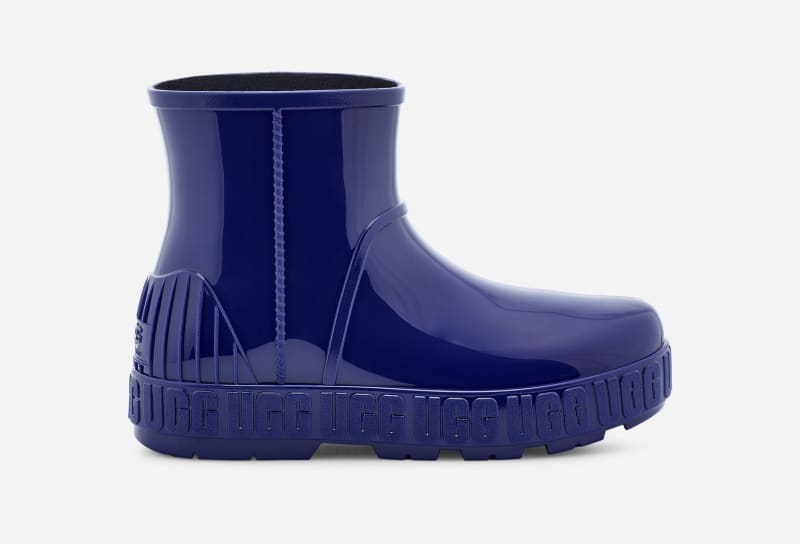 UGG Women's Drizlita Sheepskin Rain Boots in Naval Blue
