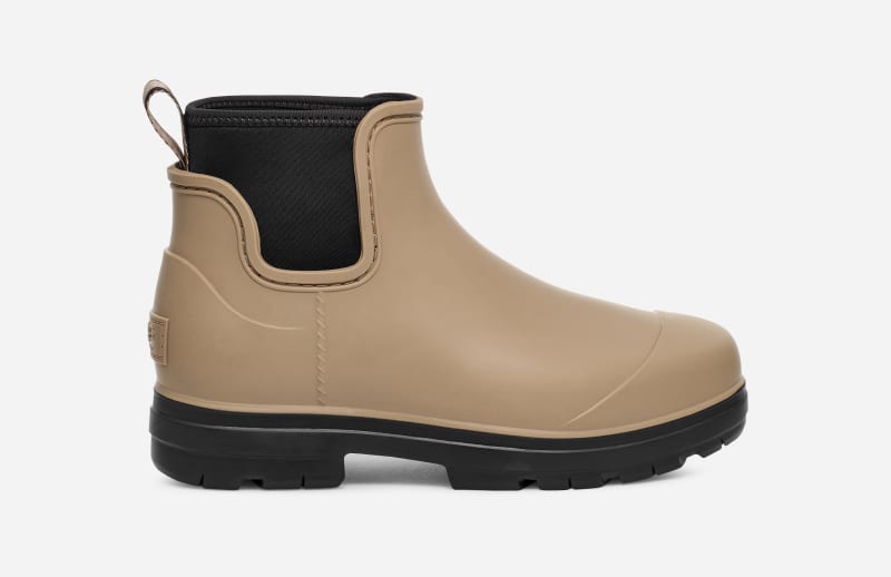UGG Women's Droplet Synthetic/Textile Rain Boots in Taupe