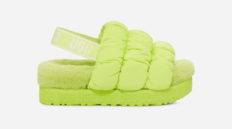 UGG Scrunchita pour Femme in Pale Chartreuse