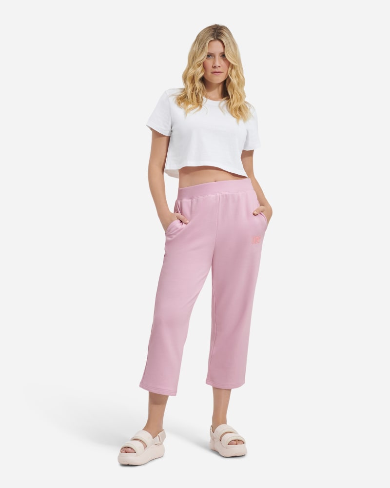 UGG® Keyla-broek voor Dames in Dusty Lilac, Maat XL, Katoen
