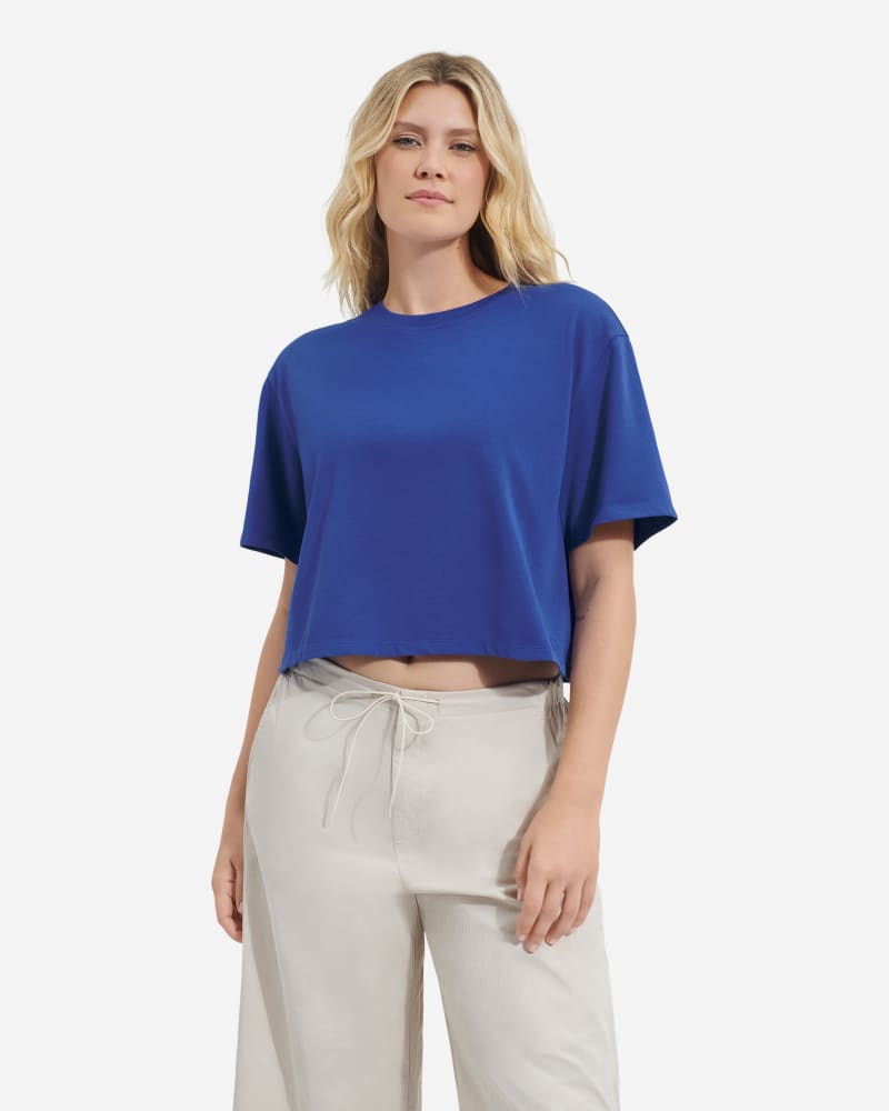 UGG Tana Cropped T-Shirt in Blue