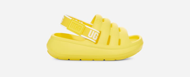UGG Toddlers' Sport Yeah Eva Sandals in Sunny Yellow