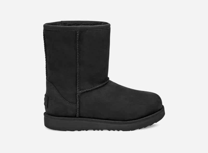 UGG Classic Short Weather Boot for Kids in Black