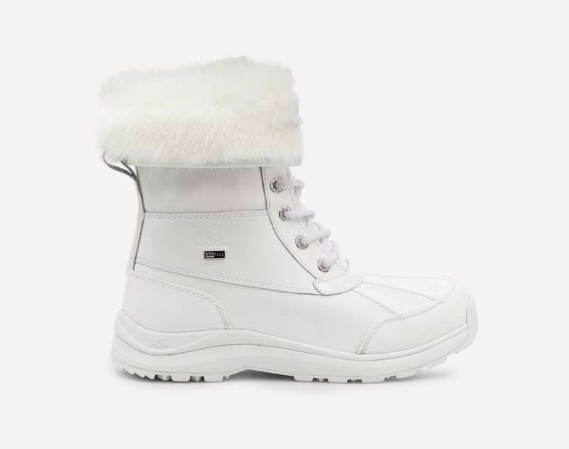 UGG Women's Adirondack Boot III Patent Leather Cold Weather Boots in White