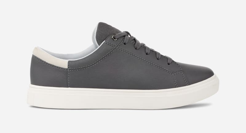 UGG Men's Baysider Low Weather Suede Sneakers in Metal Leather