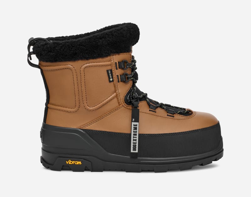 UGG Shasta Boot Mid Leather/Waterproof Cold Weather Boots in Chestnut