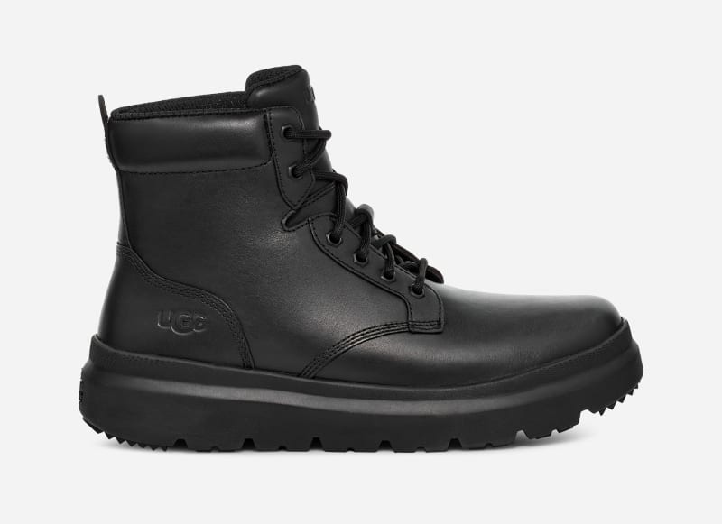 UGG Men's Burleigh Boot Leather/Waterproof Boots in Black