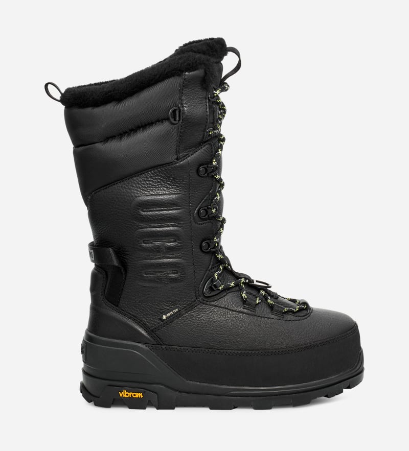 UGG® Shasta Boot Tall-laars in Black, Maat 40.5, Leder