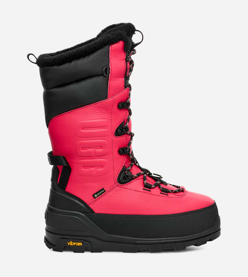 UGG Shasta Boot Tall Leather/Waterproof Cold Weather Boots in Pink Glow