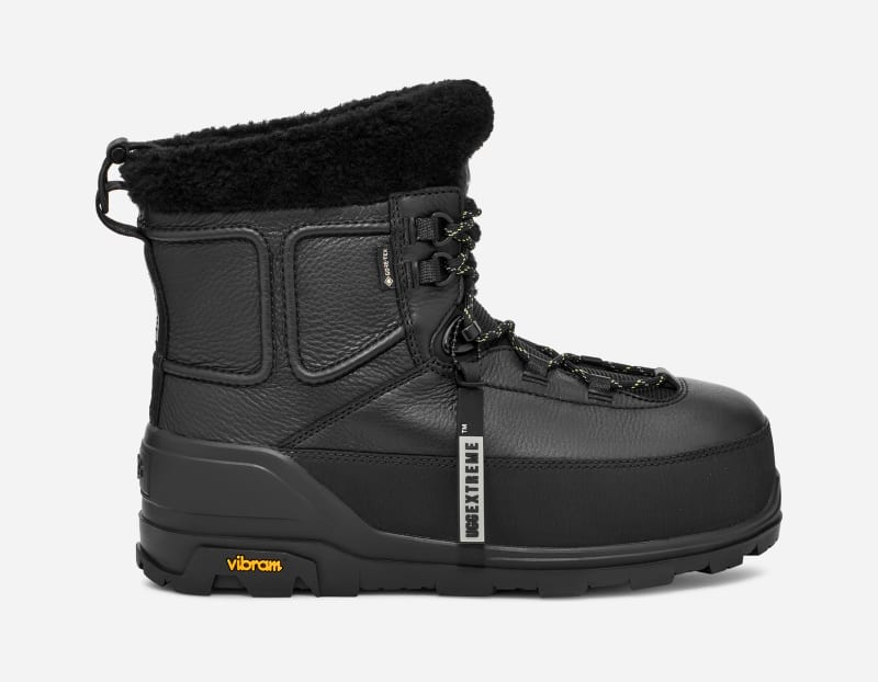 UGG Shasta Boot Mid Leather/Waterproof Cold Weather Boots in Black