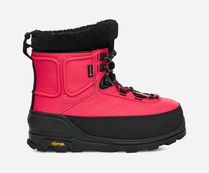 UGG Shasta Boot Mid Leather/Waterproof Cold Weather Boots in Pink Glow