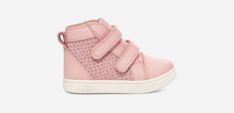 UGG Toddlers' Rennon II Gel Hearts Sneakers in Pink