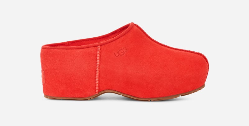 UGG Women's Cottage Clog Suede Clogs in Cherry Pie