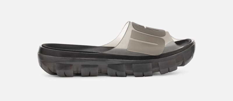 UGG Women's Jella Clear Slide Synthetic Sandals in Black