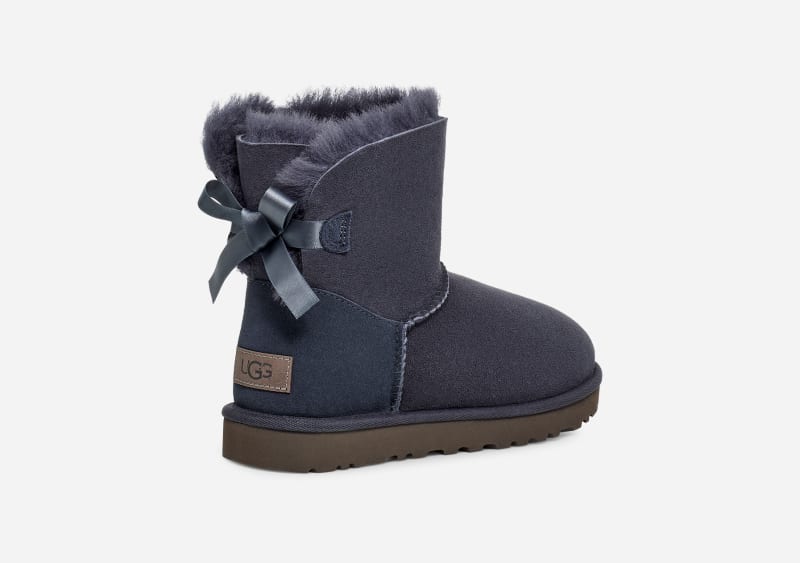 UGG Botte Mini Bailey Bow II pour Femme in Eve Blue, Taille 38, Other