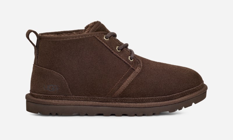 UGG Men's Neumel Leather Shoes Chukka Boots in Dusted Cocoa