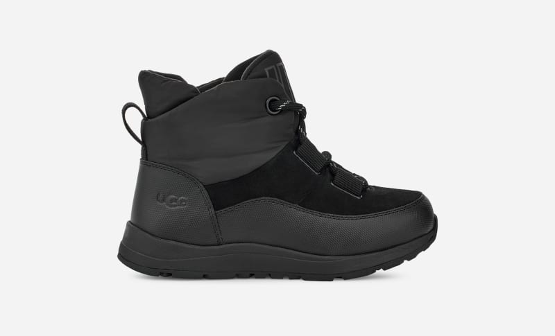 UGG Yose Puffer Lace Boot in Black