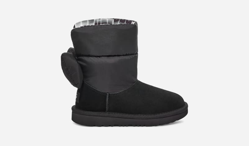 UGG Bailey Bow Maxi Boot for Kids in Black