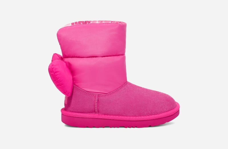 UGG Bailey Bow Maxi Boot for Kids in Pink