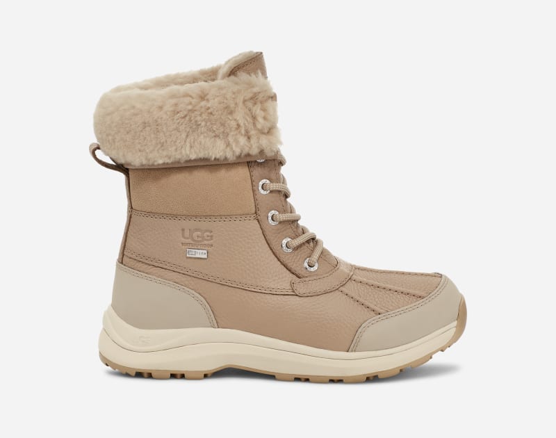 UGG Women's Adirondack III Boot Leather/Suede/Waterproof Cold Weather Boots in Tan