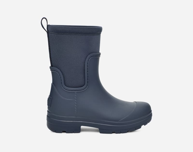 UGG Kids' Droplet Mid Synthetic/Textile Rain Boots in Navy