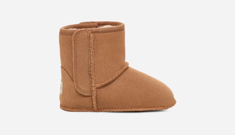 ugg botte classic baby in brown, taille 16, cuir