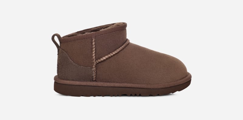 UGG Classic Ultra Mini Boot for Kids in Brown