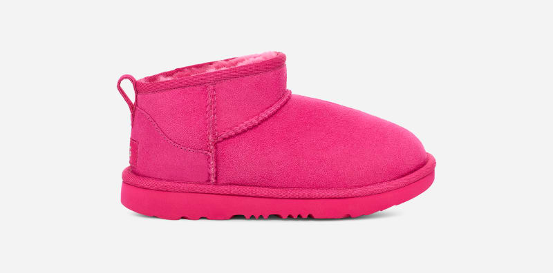 UGG Classic Ultra Mini Boot for Kids in Berry