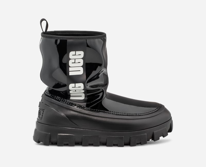 UGG Classic Brellah Mini Boot in Black