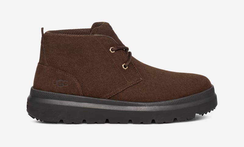 UGG Men's Burleigh Chukka Suede Shoes in Dusty Cocoa