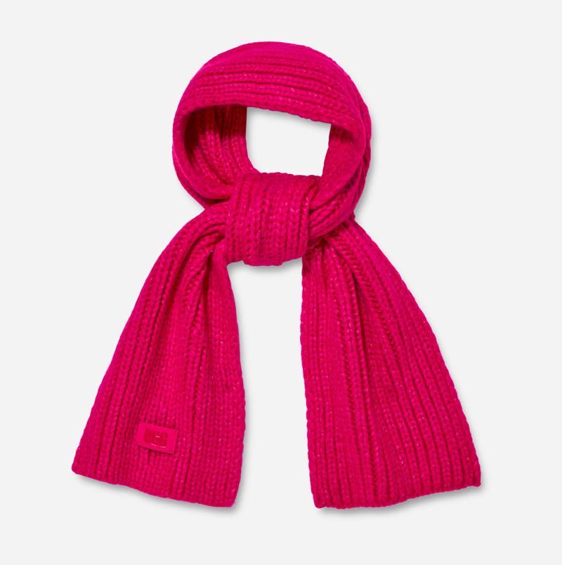 UGG Chunky Scarf in Cerise
