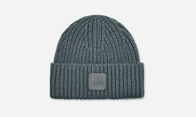 UGG Chunky Cuff Beanie for Men in Stormy Seas