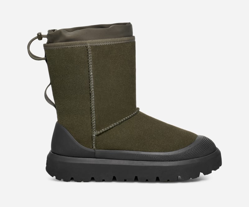 UGG Classic Short Weather Hybrid Boot in Forest Night/Black