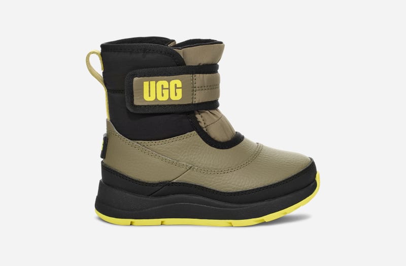 UGG Taney Weather Boot for Kids in Burnt Olive/Black