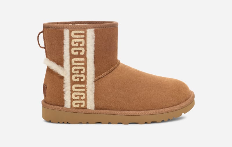 UGG Classic Mini Shearling Logo Boot