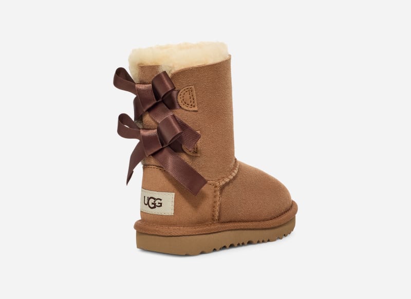 UGG Toddlers' Bailey Bow II Boot Sheepskin Classic Boots in Pink
