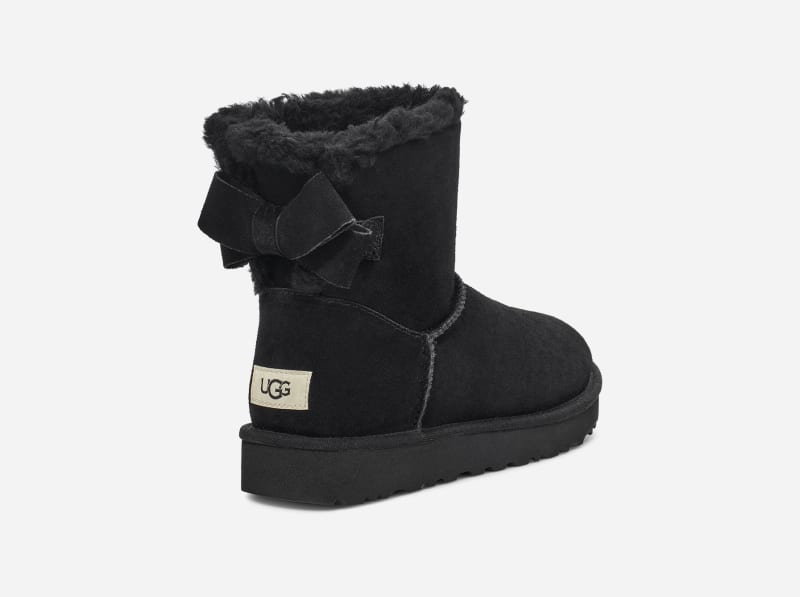 UGG® Mini Bailey Suede Bow Boot