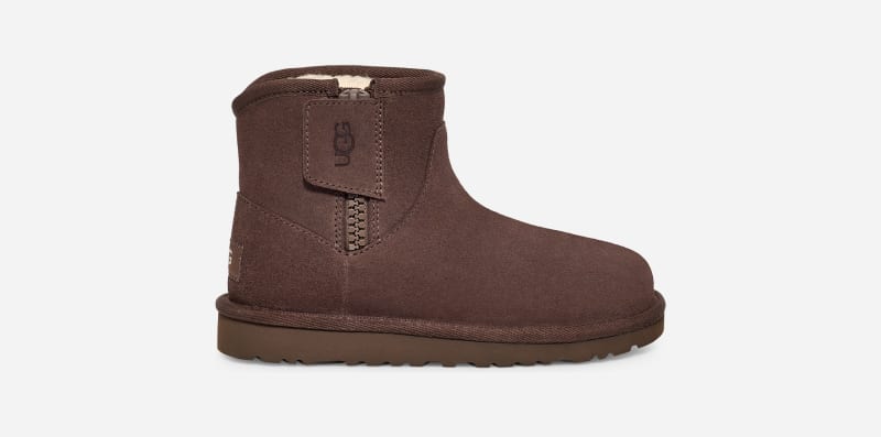 UGG Classic Mini Adri-laars in Brown, Maat 37, Suede
