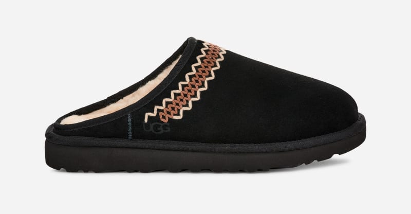 Ugg Classic Atherson-instapper in Black  Leder