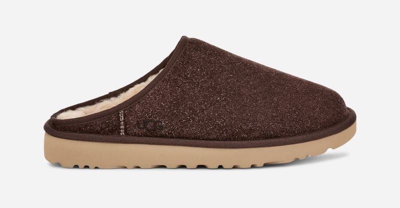 UGG Classic Shaggy Suede Slip-On