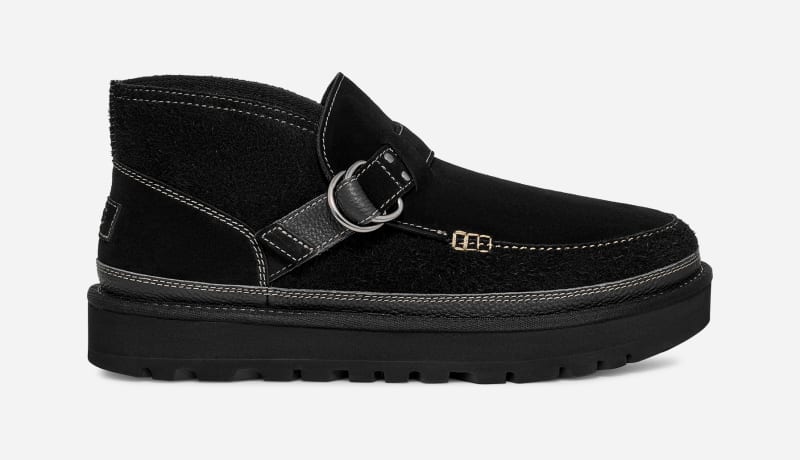 UGG Hayden Strap Chukka in Black, Maat 44, Leder