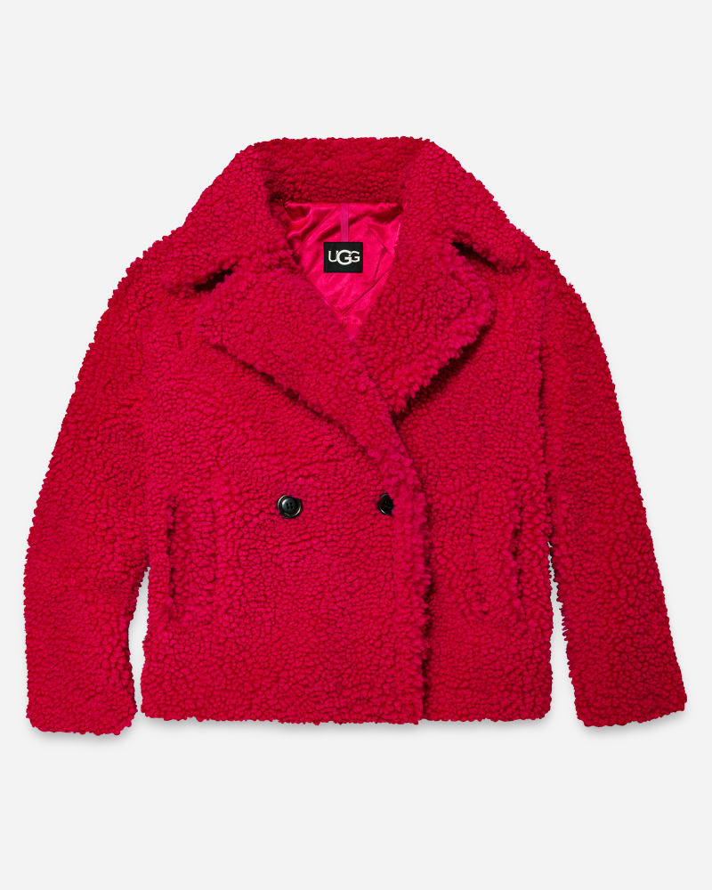 UGG® Gertrude Short Teddy Coat