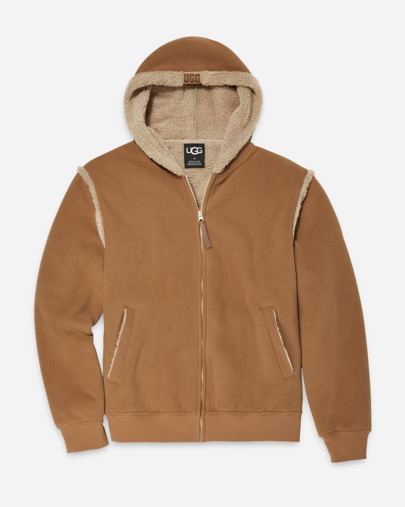 UGG® Evren Bonded Fleece Zip Up Sweater