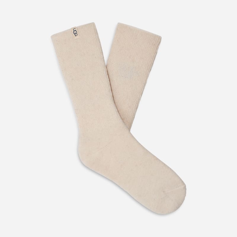 UGG Shealy Cozy Crew Sock for Women in Nimbus, Size OS, Acrylic Blend/Polyester/Wool